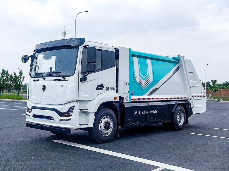 Xe ép rác điện tử